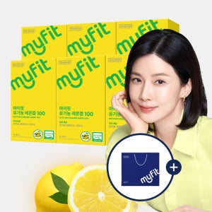 [3+3] 동국제약 마이핏 유기농 레몬즙 100% 레몬수 레몬원액 14포, 6개