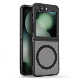 나하로 맥세이프 케이스 아머 하이브리드 블랙, 갤럭시Z 플립6