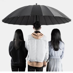 호신용우산 태풍우산 24살 가벼운 살많은