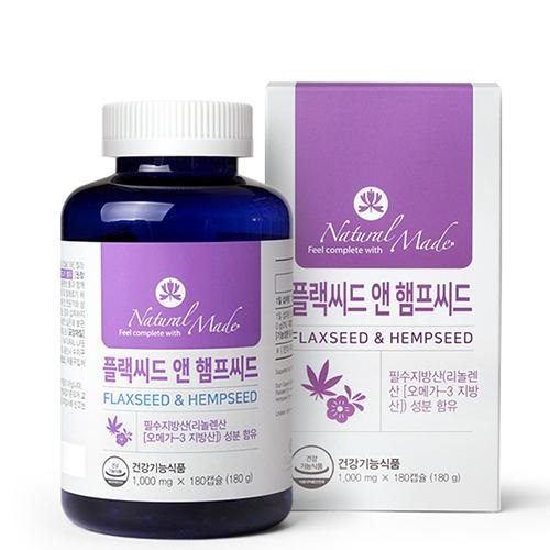 플랙씨드앤 햄프씨드 리놀렌산 오메가3 성분 함유 <b>성장</b>발육 건강증진