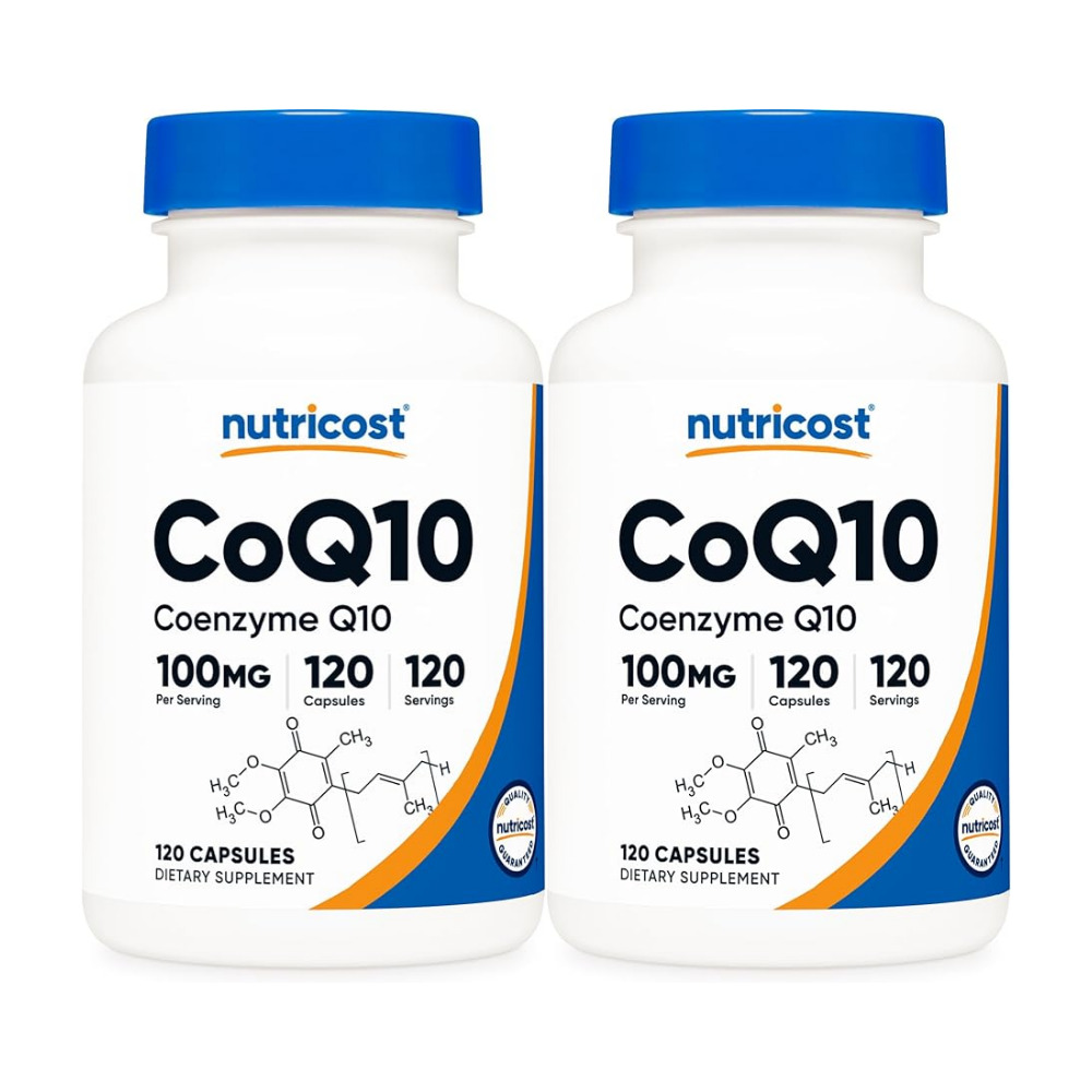 코큐텐, 2통, CoQ10 코엔자임Q10, <b>뉴트리</b>코스트 100mg 캡슐120정