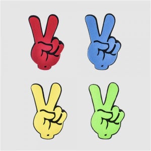 브이 손가락 응원도구 33cm 운동회 체육대회 단체 행사 장기자랑