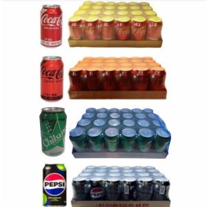 뚱캔 음료수 업소용 코카콜라 제로 칠성사이다, 펩시 라임 355ml x 24캔 1박스 도매