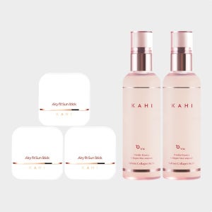 가히 에어리핏 선스틱 14g SPF50+ PA+++ 3개+미스트 앰플 120ml 2개 2종세트