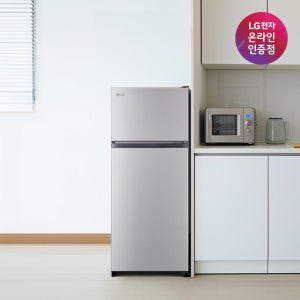 LG 일반냉장고 B124S14 소형 미니 원룸 사무실 오피스텔 2도어 실버 121L