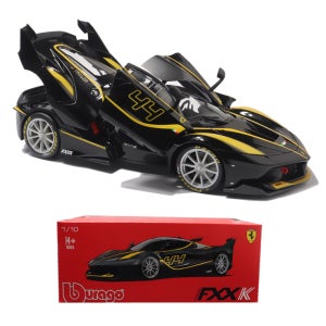 브라고 1:18 페라리 FXX K (No44) 시그니처 블랙 자동차다이캐스트 합금 레이싱카