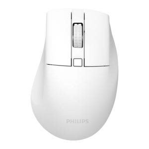 필립스 듀얼모드 저소음 무선 마우스 SPK7528 화이트