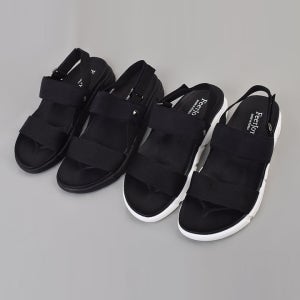 딕슈 남성 더블 스트랩 밴딩 키높이 스포츠 샌들 4CM SDMZ359