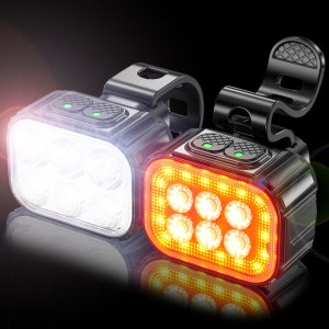 Q6 LED 고출력 다목적 라이트 전조등 후미등 세트