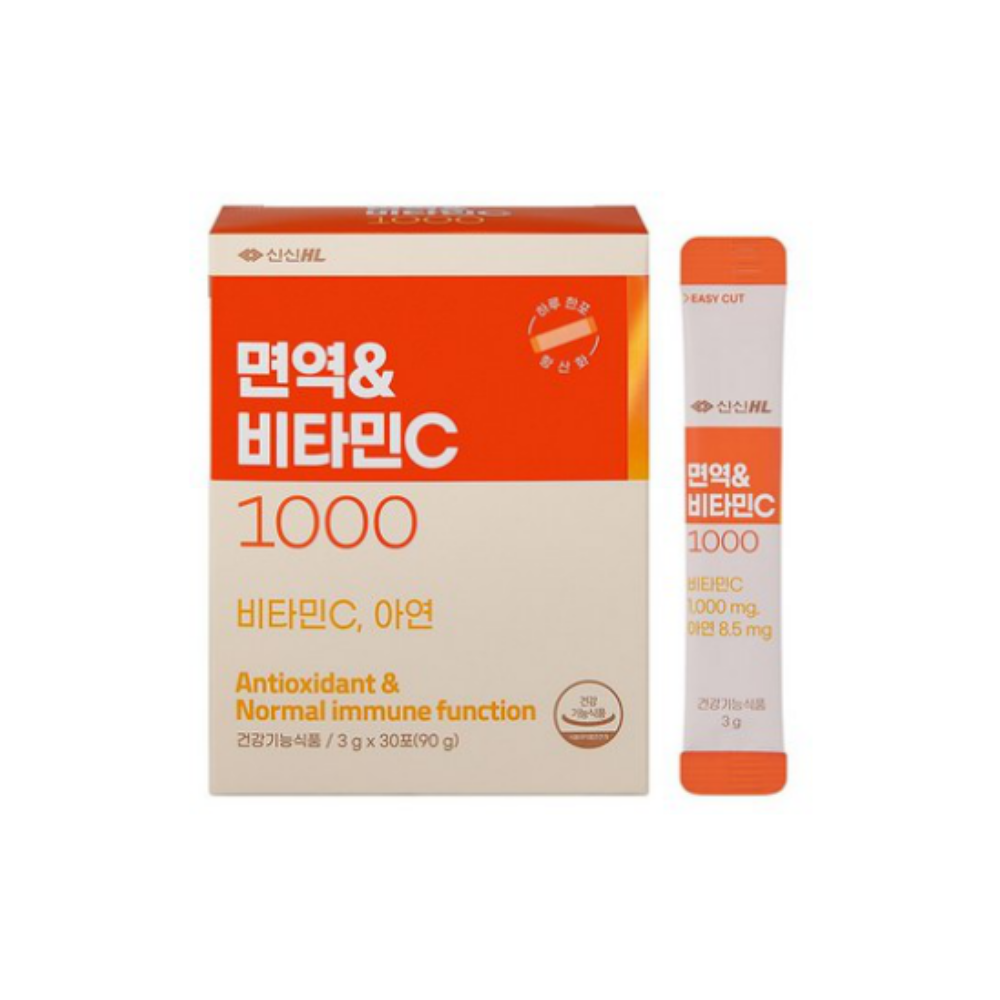 <b>신신제약</b> 면역&amp;<b>비타민C</b>1000 30포 1개월분