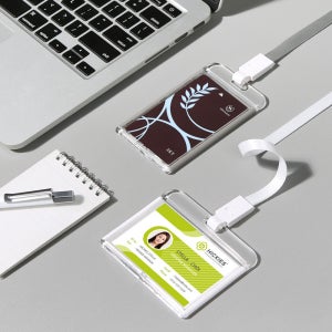 사원증케이스 출입증 회원증 ID카드 아크릴 목걸이줄(가로,세로)