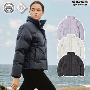 아이더 숏패딩 역시즌 구스다운 여성 고어 윈드스토퍼 패딩