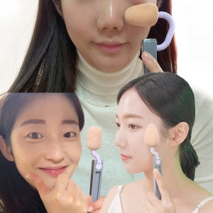 [파데트] 항균 에어홀 롤러 퍼프 & 다기능 화장도구 세트