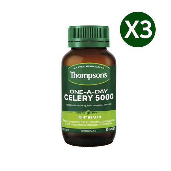 톰슨 <b>원어데이 셀러리 5000</b>mg 60정 X3