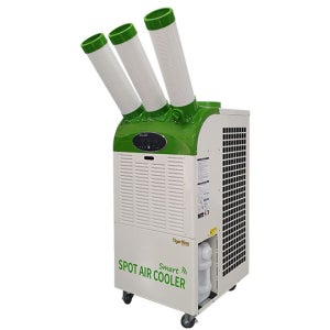 동일정밀 타이거킹 산업용에어컨 이동식 업소용 3구 실외기없는 공장 창고
