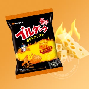 삼양재팬 불닭 감자칩 포테토칩 포테이토칩 감자칩 4가지 치즈맛 55g