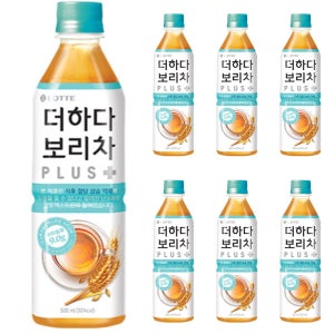 롯데칠성음료 더하다 보리차 플러스 500ml 24페트