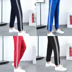 [구매] (사계절)옆라인 두줄 조거 츄리닝 트레이닝 바지1