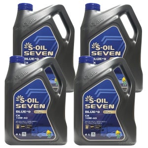 에스오일 세븐 블루 9 CK 10W40 4L x 4개 1박스 16L DPF 유로6 TIER-4 100% 합성 디젤 엔진오일
