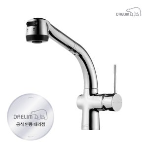 대림바스DLK6215 씽크수전 원홀주방수도꼭지 크롬
