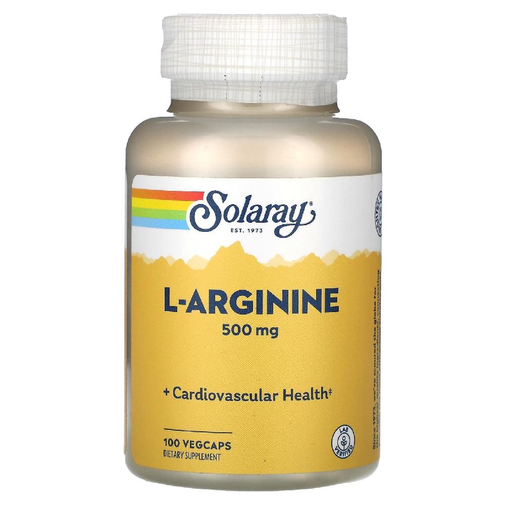 <b>솔라레이</b> 아르기닌 L 엘 아르지닌 500mg 100정 알기닌 l-Arginine <b>운동</b>전