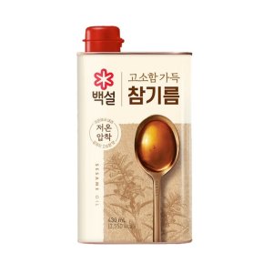백설 고소함가득 참기름 430ml x 12개