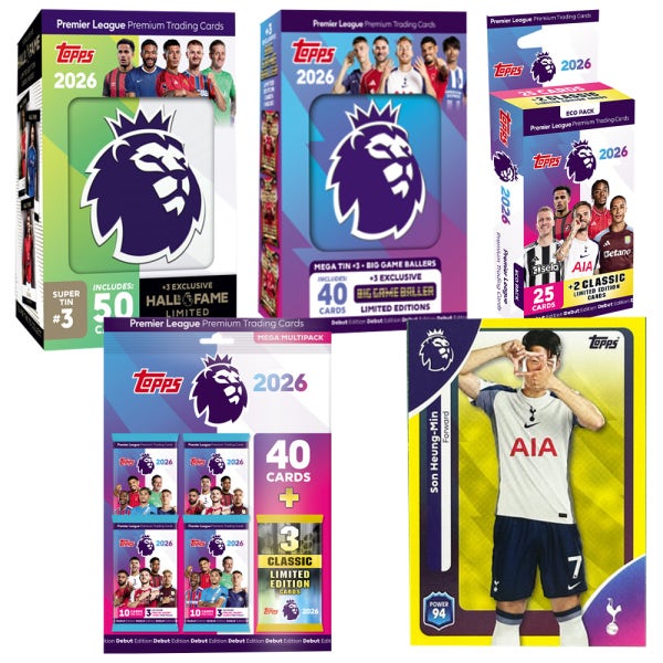 손흥민 Topps 축구카드 2026 EPL 프리미어리그 슈퍼틴 메가틴 스타터 어린이날 선물