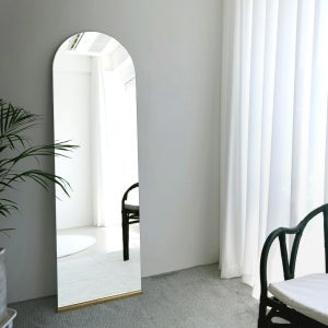 내꼬네꼬 백설 전신거울 노프레임 아치형 400