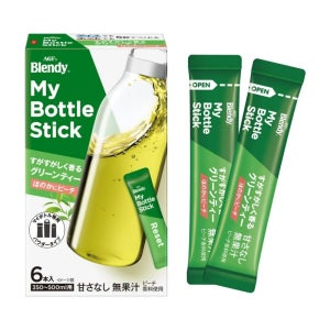 AGF 블렌디 마이 보틀 스틱 상쾌한 향기 녹차 6개 3 상자