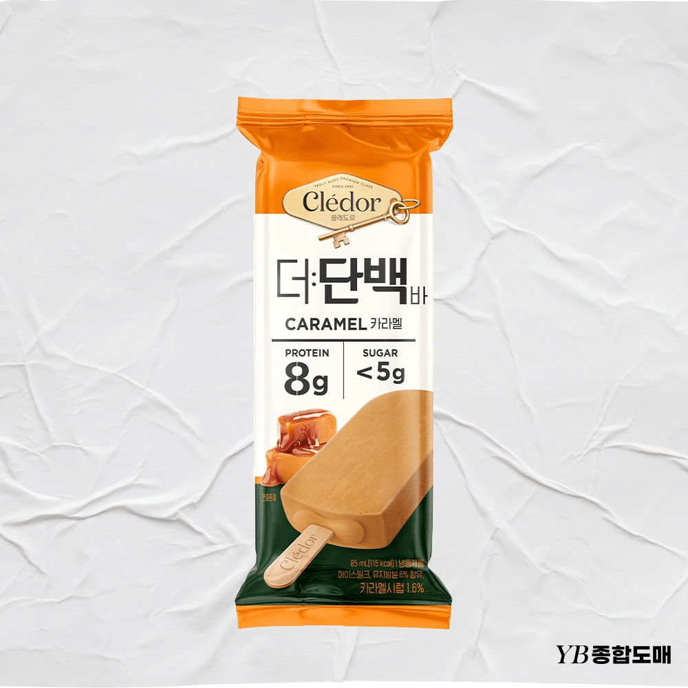 빙그레 더단백 끌레도르 아이스크림 다이어트간식 카라멜 12개