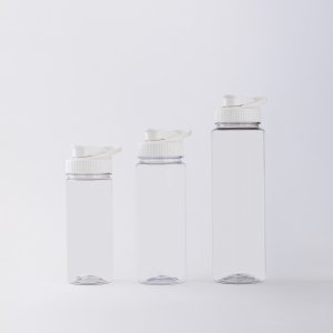 [무인양품] 재생 PET 냉수전용 보틀 물병 물통 화이트 3 SIZE (500/700/1000ml)
