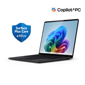 마이크로소프트 서피스 랩탑 7 코파일럿+ PC ZHH-00046 15인치 Elite/16GB/512GB 블랙 노트북 랩탑 7번째 에디션