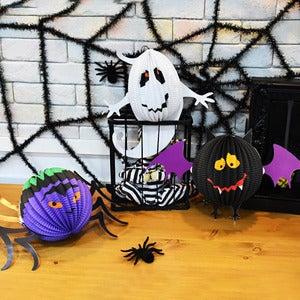할로윈 허니컴데코 3종세트 대 (거미/유령/박쥐)