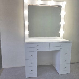 나경디자인 메이크업화장대 뷰티샵 LED전구 조명 화장대