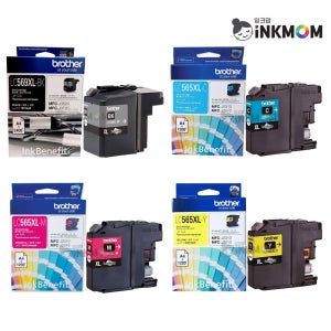 브라더 LC569XL-BK LC565XL-C LC565XL-M LC565XL-Y 정품잉크 4색 SET