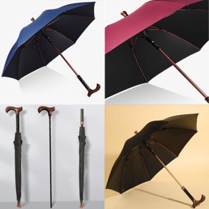 남자 지팡이우산 튼튼한 골프우산 자동 대형 장우산