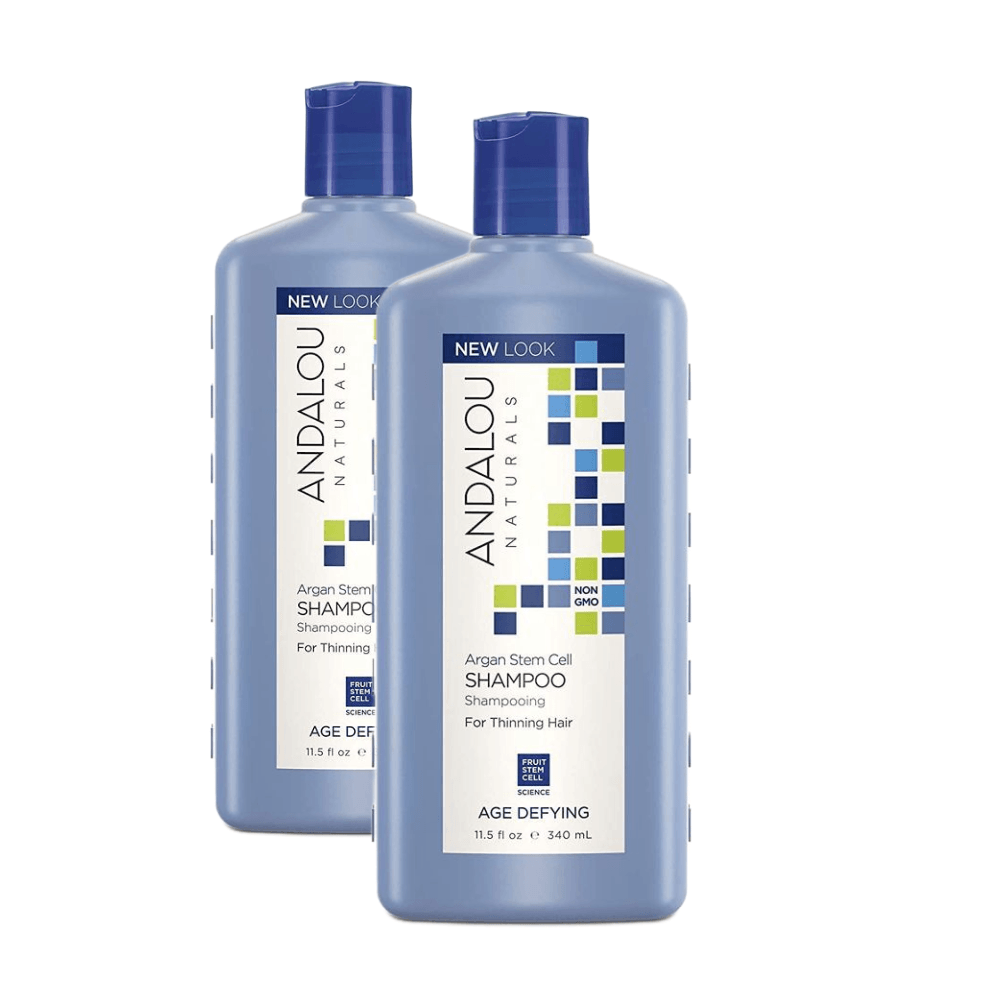 안다로우 내추럴스 아르간 줄기 세포 <b>항노화</b> 샴푸 326g 2개 Andalou Natural