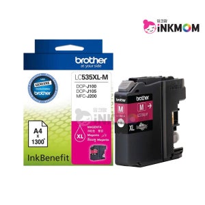 브라더 LC535XL-M 빨강 정품잉크 MFC-J200 DCP-J100 DCP-J105