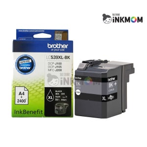 브라더 LC539XL-BK 검정 정품잉크 MFC-J200 DCP-J100 DCP-J105