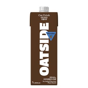 오트사이드 초콜릿맛 1L 식물성 귀리 음료 오트밀