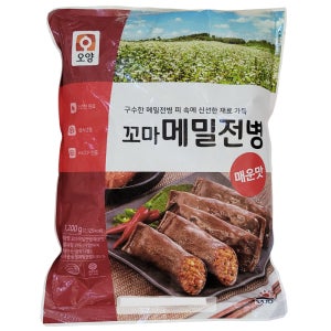 사조오양 꼬마 메밀전병 매운맛 1.2kg 냉동 김치 메밀전병