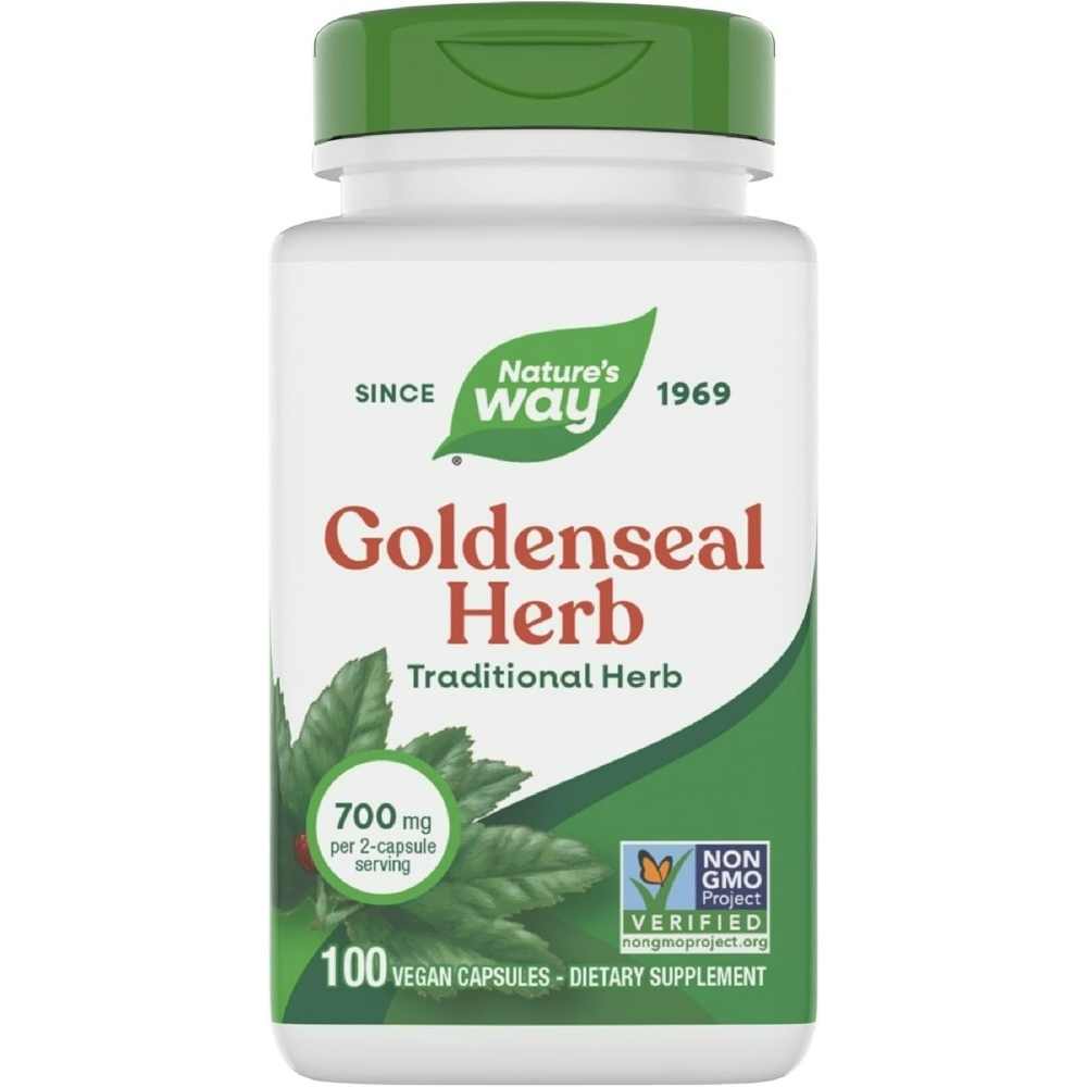 네이쳐스웨이 골든씰 허브 700mg(1회 제공량당) 비건캡슐 100정 글루텐프리