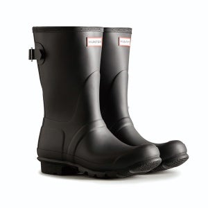 헌터 신발 레인부츠 오리지날 숏 WFS1013RMA BLK