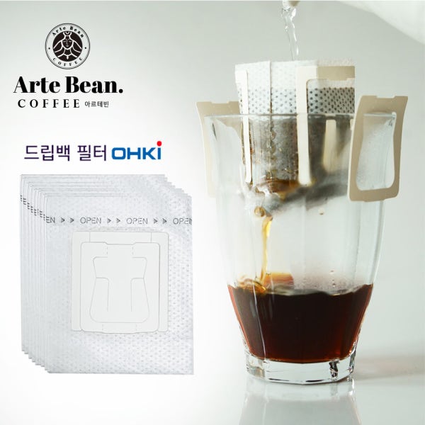 일본오키 드립백필터 100매 핸드 드립백 만들기 커피필터 여과지 거름종이 일회용