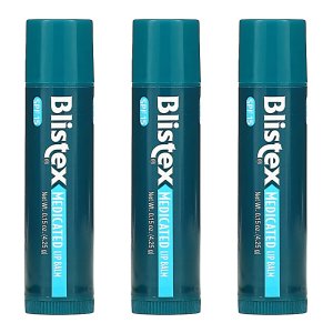 블리스텍스 메디케이티드 립밤 립케어 선스크린 SPF15 4.25g 3팩