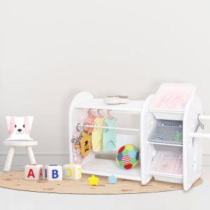 미루 애견행거 미니B(그레이) 강아지옷장 애완용품 수납장 애견가구 고양이 의류 옷정리