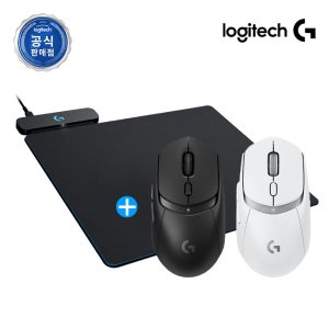 로지텍코리아 공식 G309 LIGHTSPEED + POWERPLAY SET 무선 게이밍 마우스 충전패드