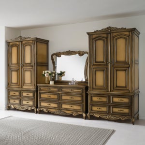 디온 원목 장롱 세트 엔틱 장농 이불장 입본장 농 장롱 장 11자