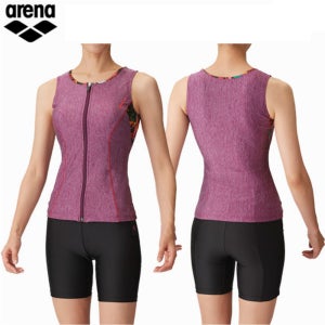 arena 아레나 여성수영복 피트니스 세퍼레이트, 와인레드x블랙 AS4FWF41W