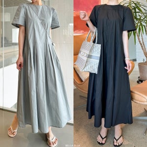 바스락원피스 편한원피스 40대여름원피스 꾸안꾸 66사이즈